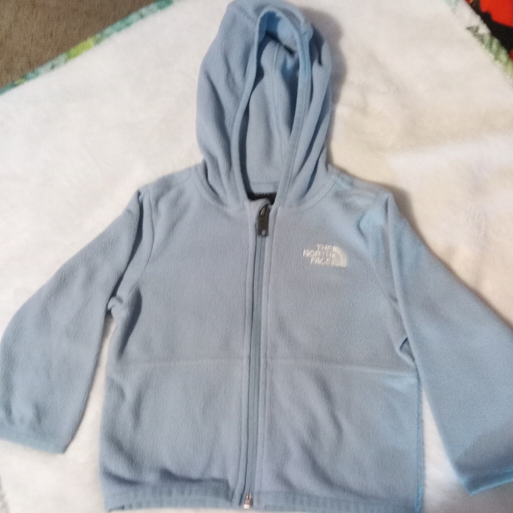 The North Face Blue Fleece Zip-Up Hoodie